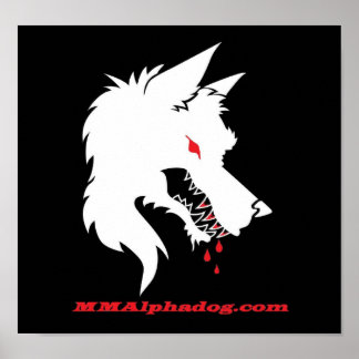 Póster logotipo inverso