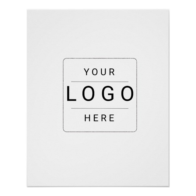 Póster Logotipo Personalizado (Frente)