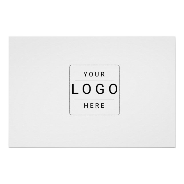Póster Logotipo Personalizado (Frente)