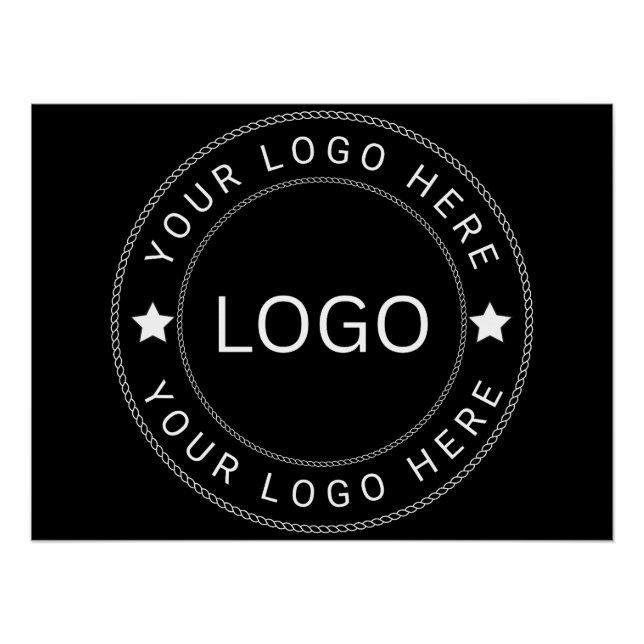 Póster Logotipo Personalizado (Frente)