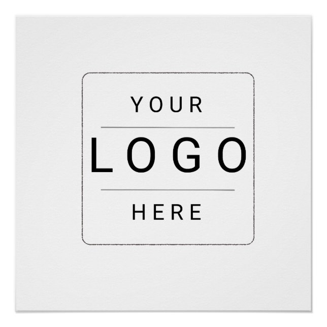Póster Logotipo Personalizado (Frente)