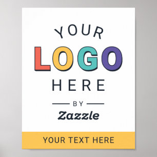 Poster Logotipo Promocional e Texto
