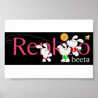 Póster Logotipo Renkoo Bunnies
