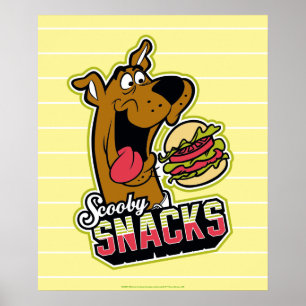 Poster Logotipo Scooby-Doo "Scooby Snacks"