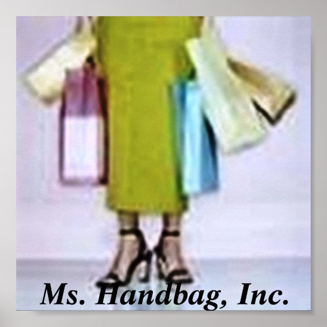 Poster logotipo, Sra. Handbag, Inc. (Frente)