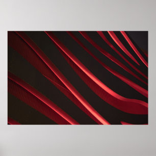 Poster Logótipo vermelho e preto