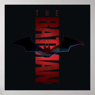 Poster Logotipo Vertical do Batman