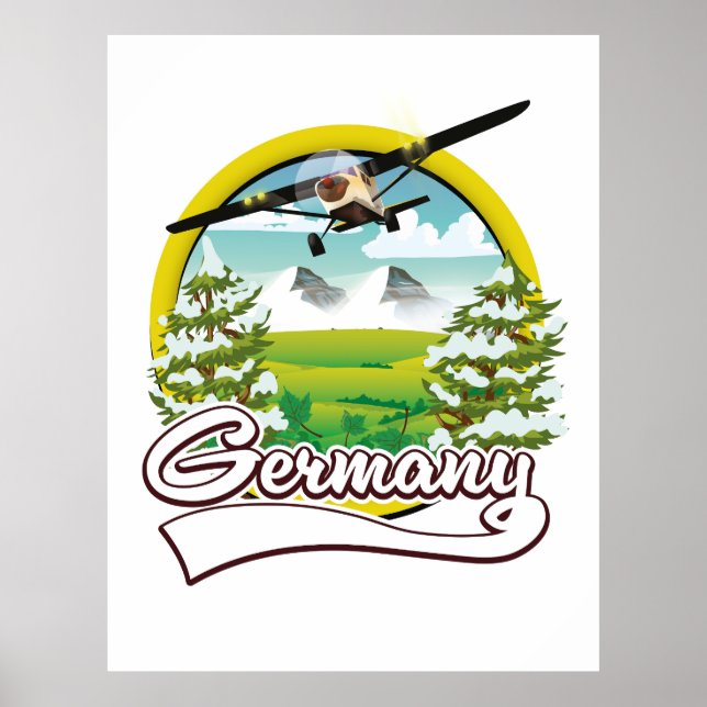 Poster logotipo Viagem da Alemanha (Frente)