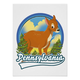 Póster logotipo Viagem da Pensilvânia
