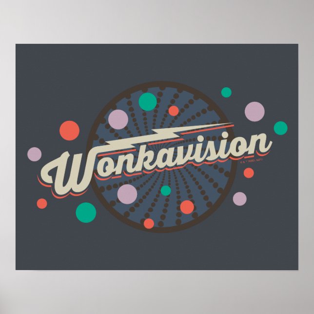 Poster Logotipo Wonkavision (Frente)