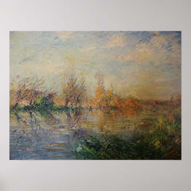 Poster Loiseau - Final de Outono Rio Eure Em Vaudreuil (Frente)