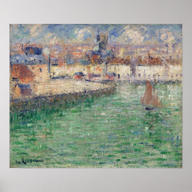 Poster Loiseau - O Porto de Dieppe (Frente)