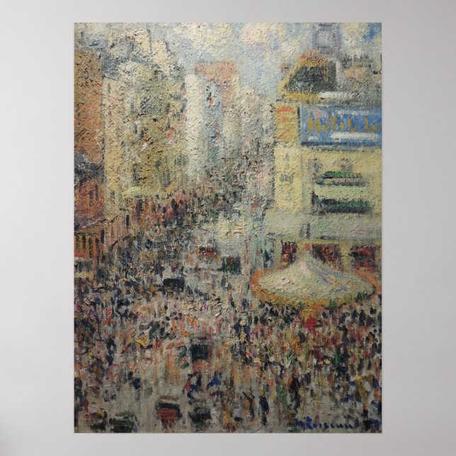 Poster Loiseau - Rua Clignancourt em Paris em 14 de julho (Frente)