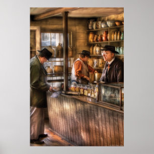 Poster Loja - Ah, clientes