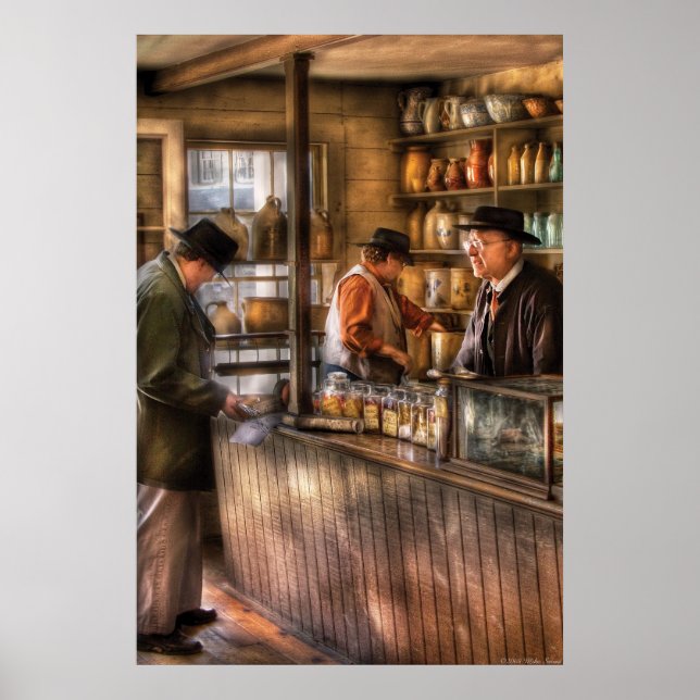 Poster Loja - Ah, clientes (Frente)