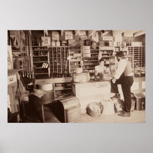 Poster Loja Geral Antiga (Frente)