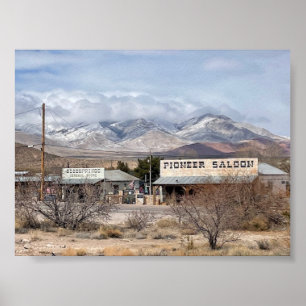 Poster Loja Geral Pioneer Saloon & Goodsprings - Winter