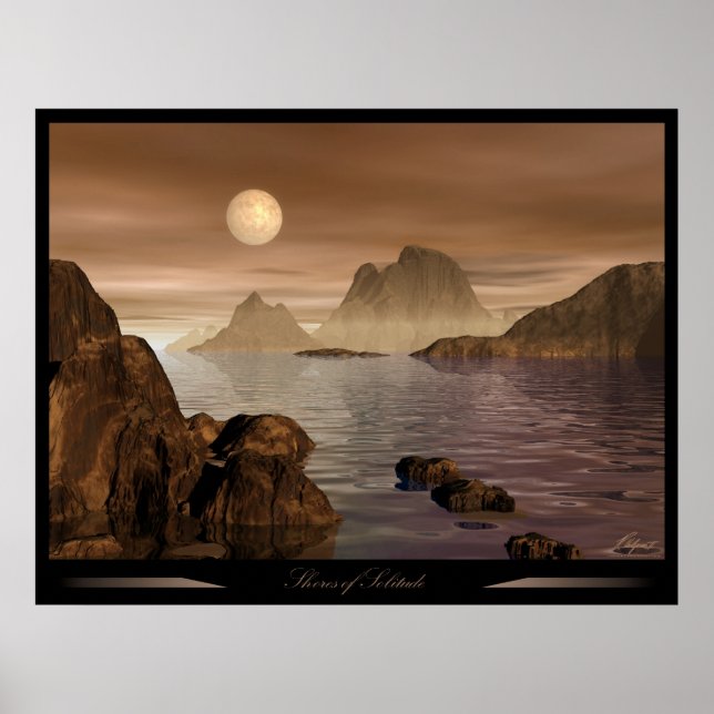 Poster Lojas De Solidão (Frente)