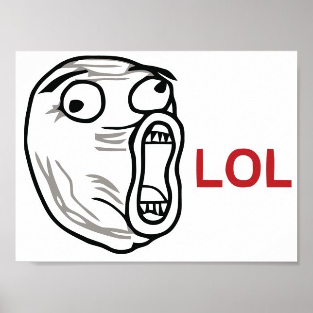 Póster LOL meme (Frente)
