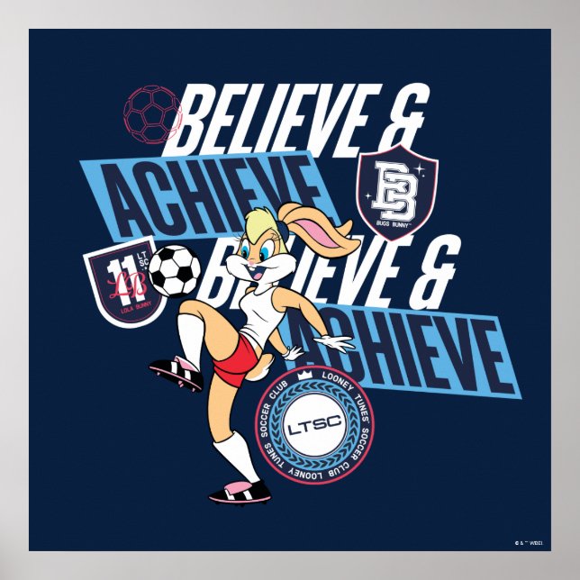 Poster Lola Bunny LOONEY TUNES™ Soccer Club Graphic (Frente)