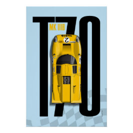 Póster Lola T70 No.2 Varig Top Tribute