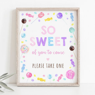 Poster Lollipop - Compro - Sinal de Hoje de Aniversário