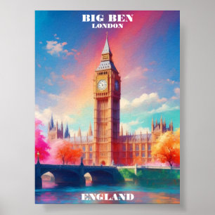 Poster London Big Ben Inglaterra