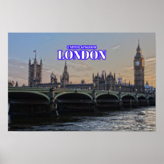 Poster London Big Ben - Reino Unido
