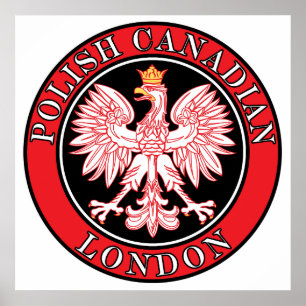 Póster London Canadian Eagle