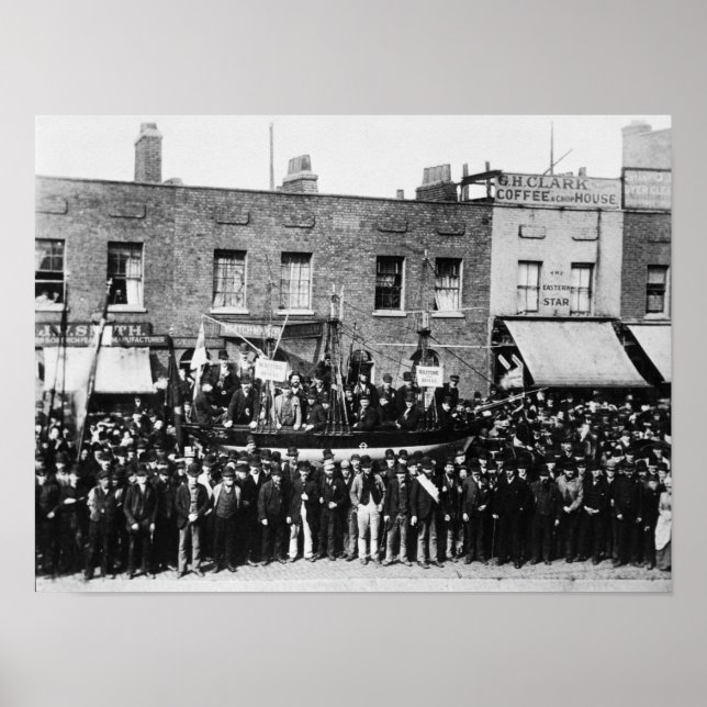 Póster London Dock Strike, 1889 2 (Frente)