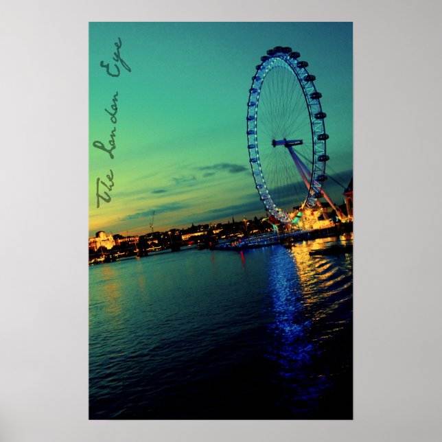 Poster London Eye (Frente)