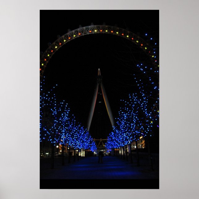 Poster London Eye por Night (Frente)