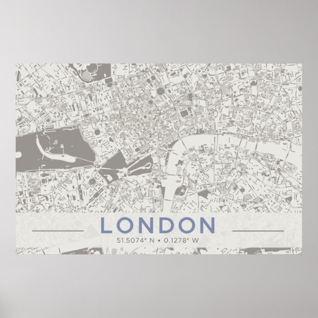 Póster London map (Frente)