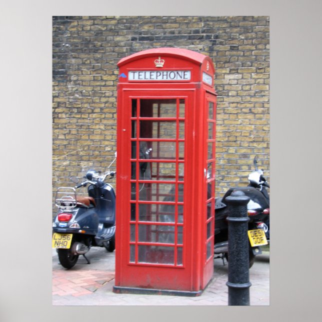 Póster London Phone Booth (Frente)