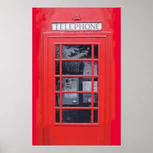 Póster London Red Telephone Box