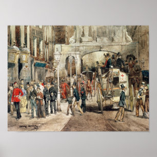 Poster London Street, 1869