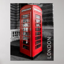 London Vintage Phone Box UK Retro Telephone