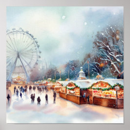 Poster London-Winter Wonderland at Hyde Park (C),