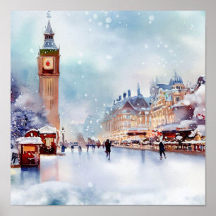 Poster London-Winter Wonderland (D)