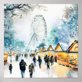 Poster London-Winter Wonderland no Hyde Park (A),