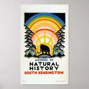 Póster Londres 1908-1933 subterrâneo