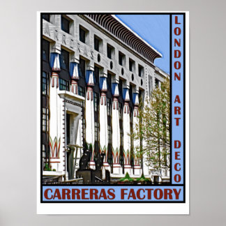 Poster Londres Art Deco - Fábrica Carreras
