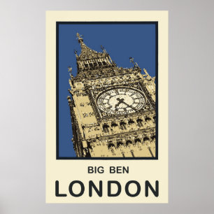 Poster Londres Big Ben