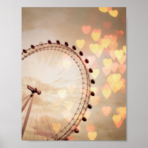 Póster Londres   Big Ben Nightime filtrado fotografia