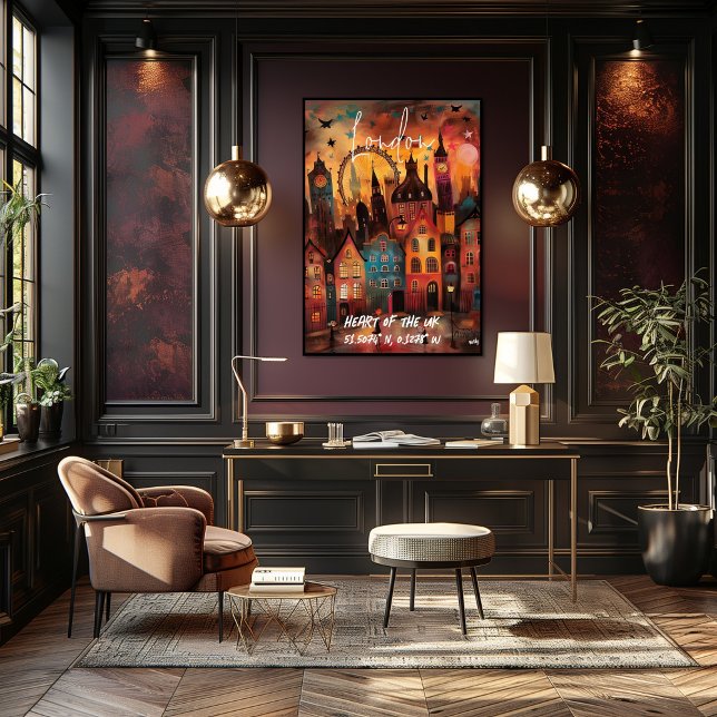 Póster Londres: Corazón del Reino Unido (Criador carregado)