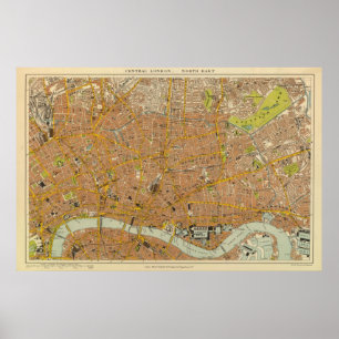 Póster Londres do nordeste
