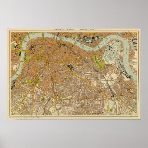 Póster Londres do sudeste