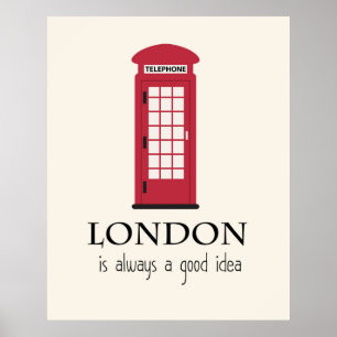 Póster Londres é sempre uma boa ideia