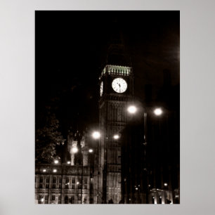 Póster Londres em a noite