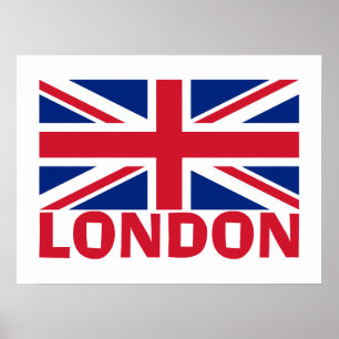 Poster Londres em Red